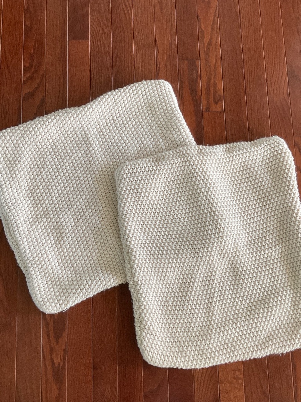 Threshold Cream Textured Geometric Pattern Pillow Covers